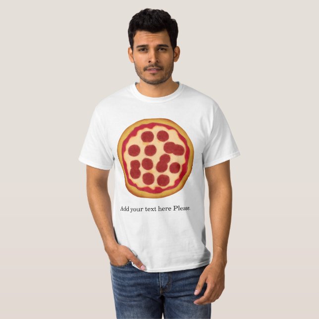 Det är lite Pizza T Shirt (Hel framsida)
