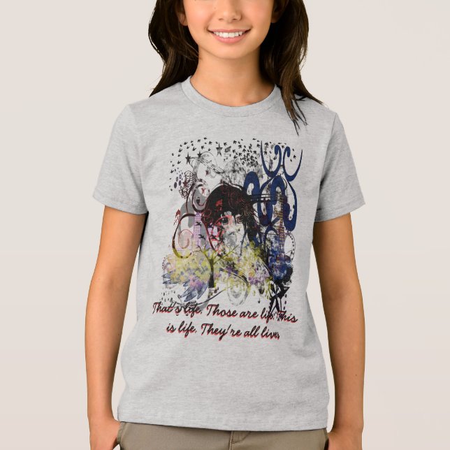 Det är Livet. Det är Life. De är alla liv Tee Shirt (Framsida)