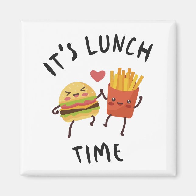 Det är lunch tid magnet (Framsidan)