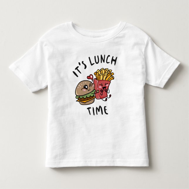 Det är Lunch Time T Shirt (Framsida)