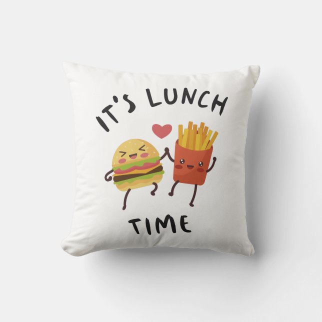 Det är lunchdags kudde (Framsida)