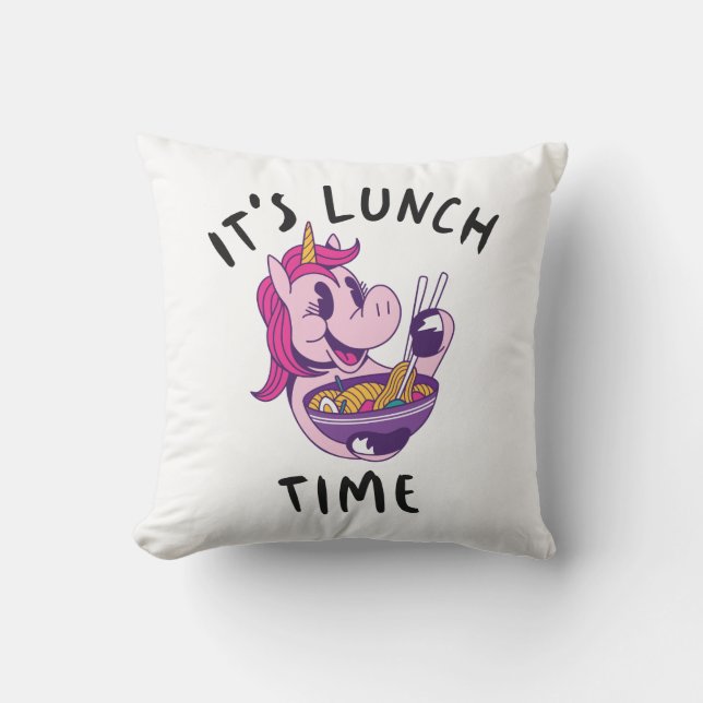 Det är lunchdags kudde (Framsida)