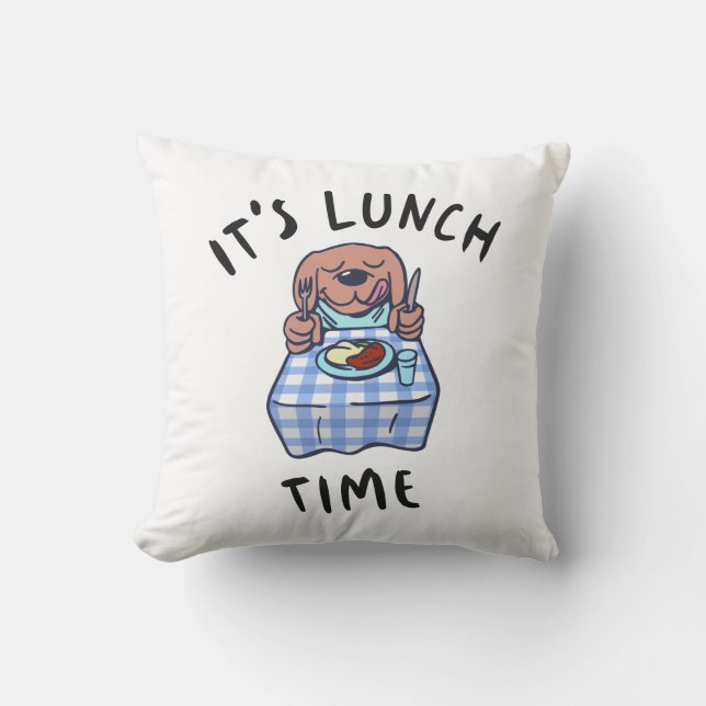 Det är lunchdags kudde (Framsida)