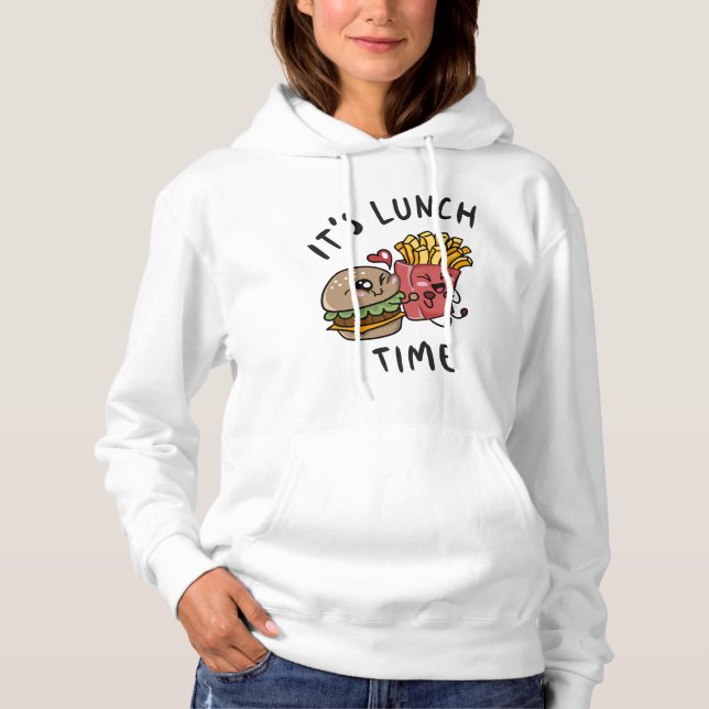 Det är lunchdags t shirt (Framsida)
