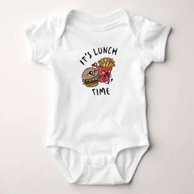 Det är lunchdags t shirt (Framsida)