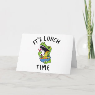 Det är lunchtid kort