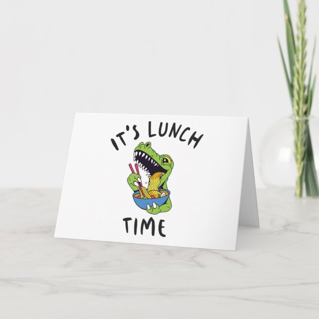 Det är lunchtid kort (Framsida)