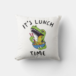 Det är lunchtid kudde