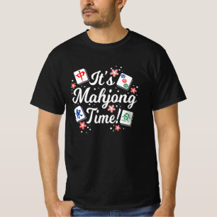 Det är Mahjong Time för alla Mahjong Queens och T Shirt