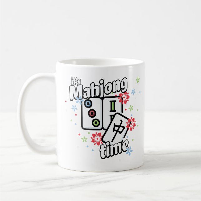 Det är Mahjong Time! Kaffemugg (Vänster)