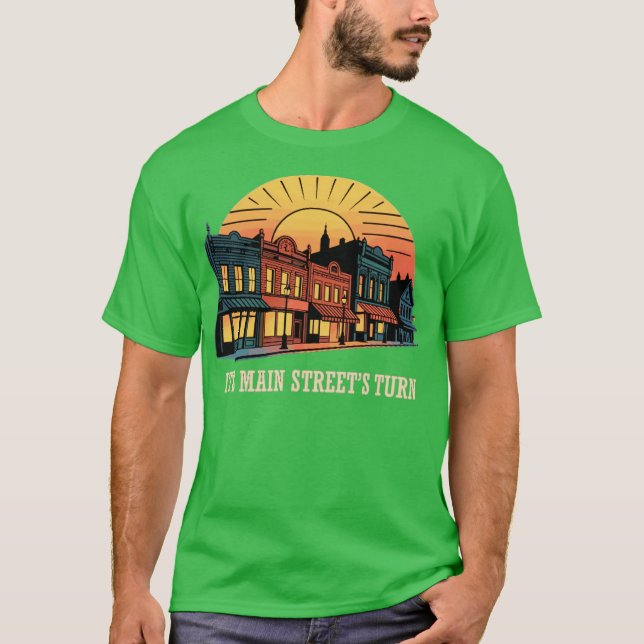 Det är Main Street's Turn T Shirt (Framsida)