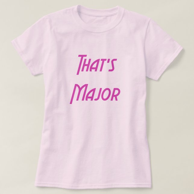 Det är Major Tee (Design framsida)