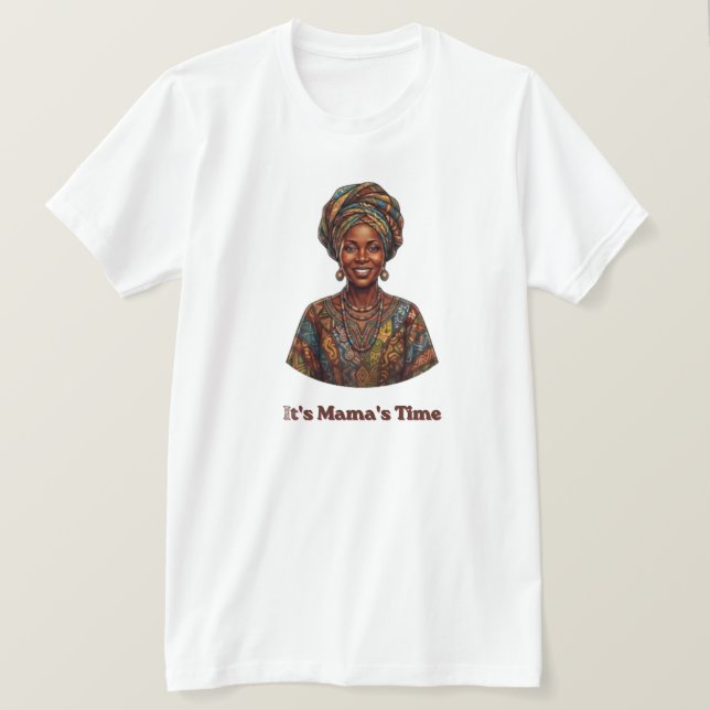 Det är Mamas tur - Afrika VM 2026 Stolthet & H T Shirt (Design framsida)