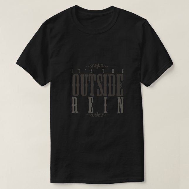 "Det är Manarna på utsidan" Tee Shirt (Design framsida)