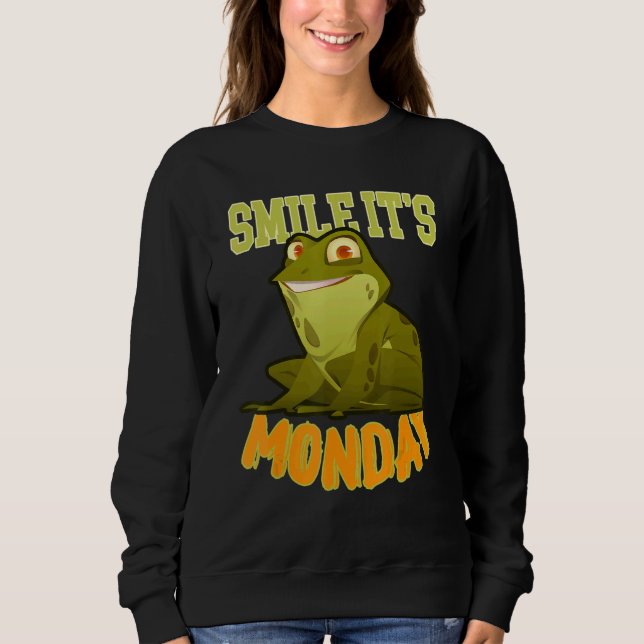 Det är måndag Frog T Shirt (Framsida)