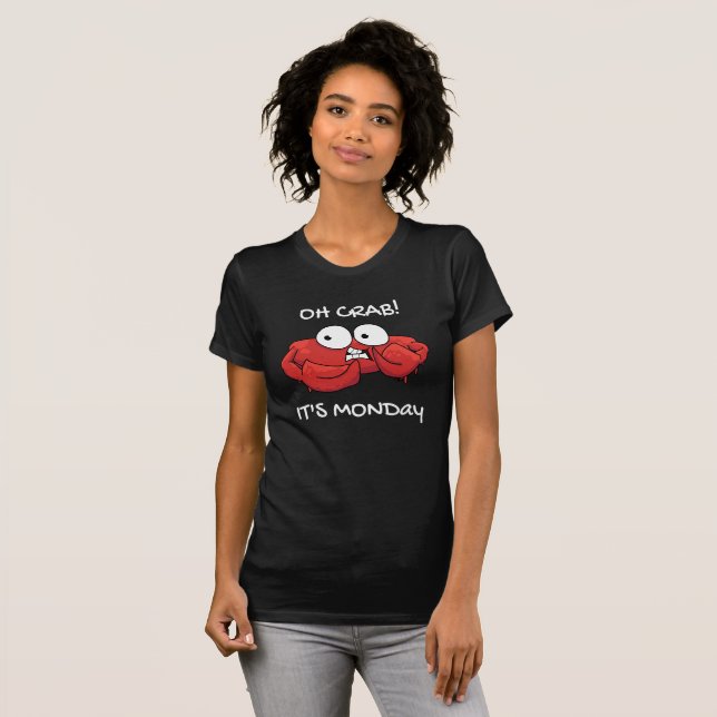 Det är måndag. t shirt (Hel framsida)