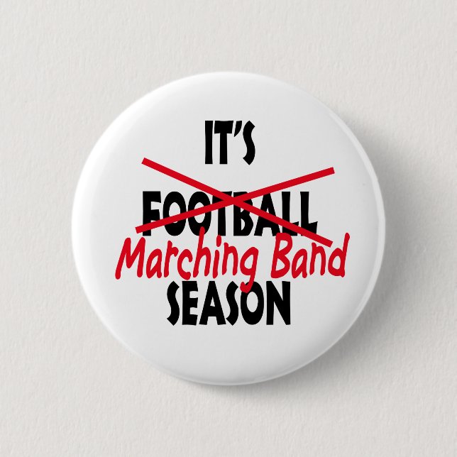 Det är Marching Band Season Knapp (Framsida)