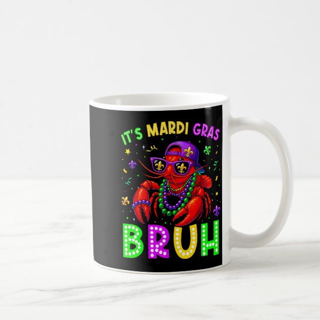 Det är Mardi Gras Bruh Crawfish Pojkar Barn Mardi  Kaffemugg (Höger)
