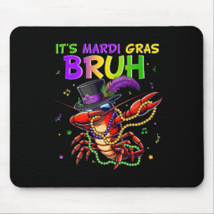 Det är Mardi Gras Bruh Dabbing Kräftor Carnival fö Musmatta