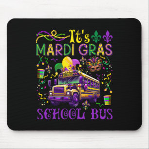 Det är Mardi Gras School Buss Driver Team Costume  Musmatta