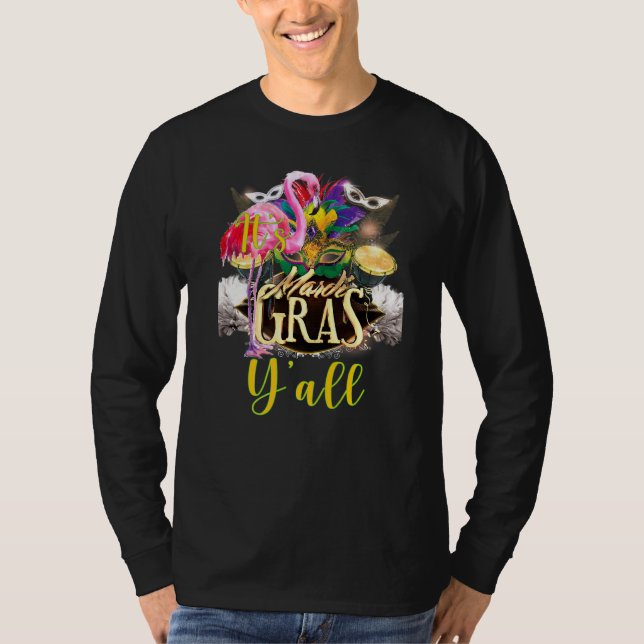Det är Mardi Gras Yall Cute och Funny Mardi Gras F T Shirt (Framsida)