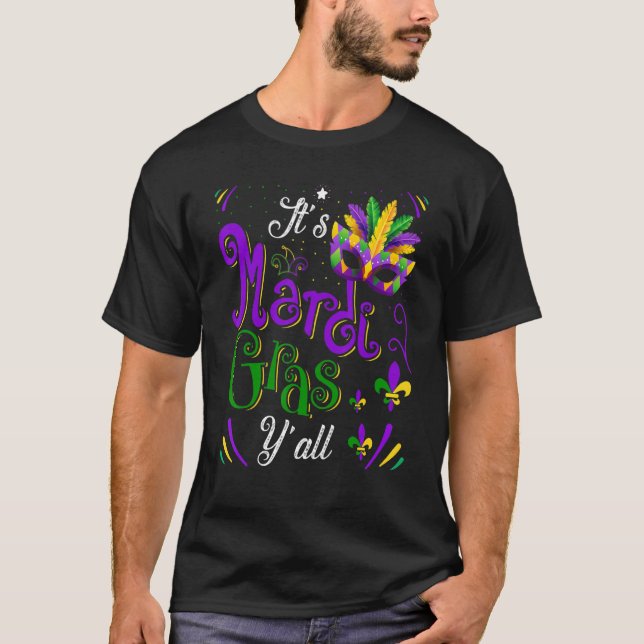 Det är Mardi Gras Y'all New Orleans C T Shirt (Framsida)