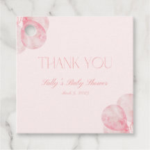 Det är Märkre för Rosa Balloons Baby Shower