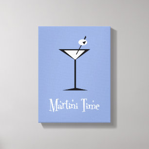 Det är Martini Time! Canvastryck