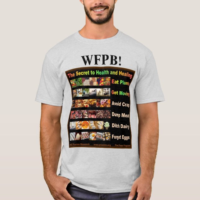 Det är maten!  WFPB T-Shirt (Framsida)