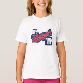 "Det är Matzah Time" Flickans T-Shirt