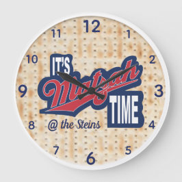 "Det är Matzah Time" Stor Klocka