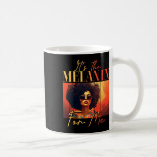 Det är Melanin till mig Melanated Black History Ju Kaffemugg