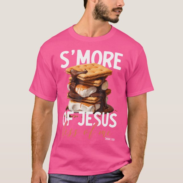 Det är mer av Jesus mindre av mig. T Shirt (Framsida)