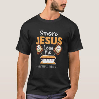 Det är mer Jesus Less Me Christian Camping Camper T Shirt