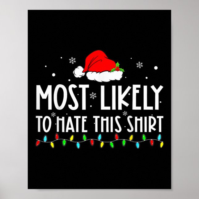Det är mest troligt att den här Julafton Pajamas-f Poster (Framsidan)