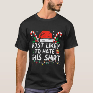 Det är mest troligt att den här Julafton Pajamas-f T Shirt