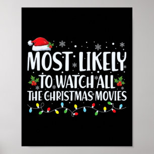 Det är mest troligt att du kan se alla julfilmer i poster
