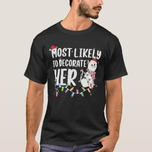 Det är mest troligt att hon dekorerar sin kattjulf t shirt