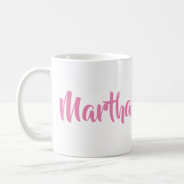 Det är mig. Martha i rosa kaffemugg (Vänster)