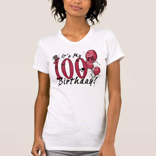 Det är min 100-årsdag grunge firande T Tee Shirt (Framsida)