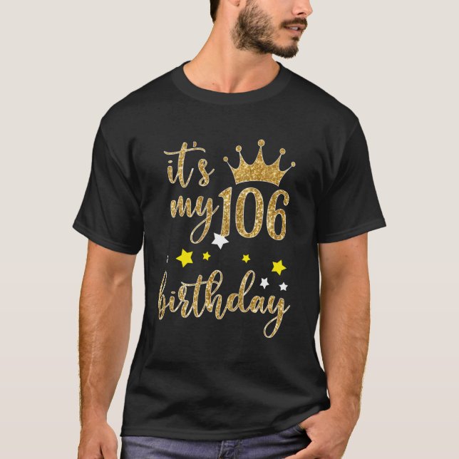 Det är min 106 hela dagen 106 t shirt (Framsida)