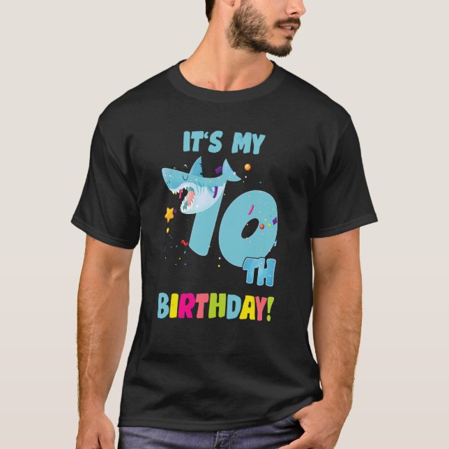 Det är min 10-åriga 10-årsjubileum i Party Baby T Shirt (Framsida)