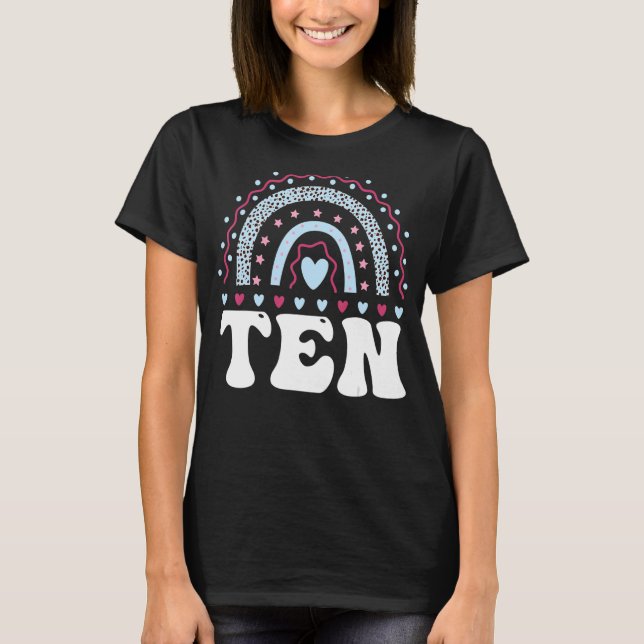 Det är min 10-årsflicka, 10-åriga.. t shirt (Framsida)