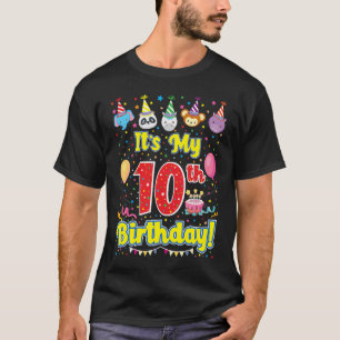 Det är min 10:e födelsedag, 10 år gammal födelseda t shirt