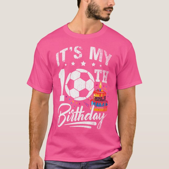 Det är min 10:e födelsedagsspelare 10 Bday Party T Shirt (Framsida)