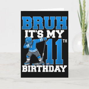 Det är min 11-årsdag Ishockey 11 år gammal Kort