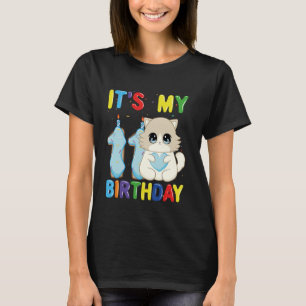 Det är min 11:e födelsedag 11-åriga Ragdoll-katt T Shirt