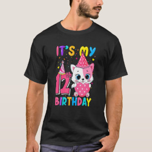 Det är min 12-dagars födelsedagsflicka, 12 år gamm t shirt