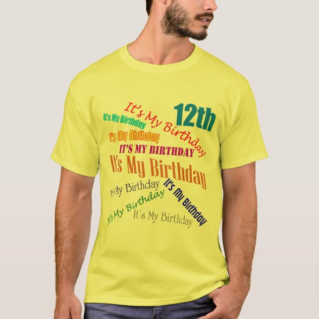 Det är min 12:efödelsedaggåvor tröja (Framsida)