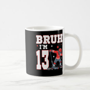 Det är min 13-årsdag Pojke Ishockey 13 År Kaffemugg